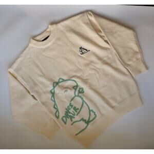 Cider Small Cream Sweater With Dinosaurs Pullover Jumper